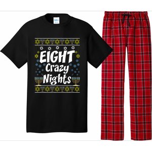 Funny Hanukkah Eight Crazy Nights Jewish Pajama Set