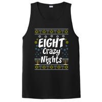 Funny Hanukkah Eight Crazy Nights Jewish PosiCharge Competitor Tank