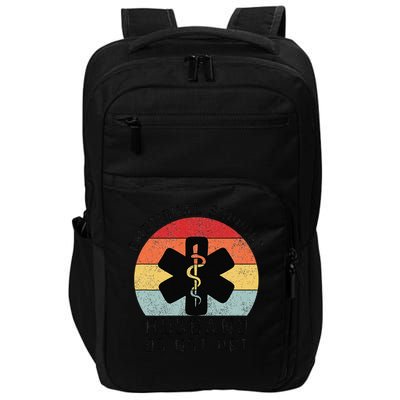 Funny Husband Emotional Support Husband Do Not Pet Impact Tech Backpack