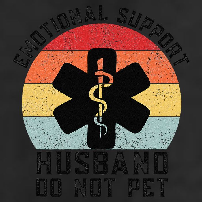Funny Husband Emotional Support Husband Do Not Pet Adult Drive Performance Visor