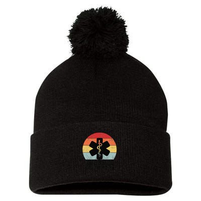 Funny Husband Emotional Support Husband Do Not Pet Pom Pom 12in Knit Beanie