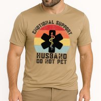 Funny Husband Emotional Support Husband Do Not Pet Cooling Performance Crew T-Shirt