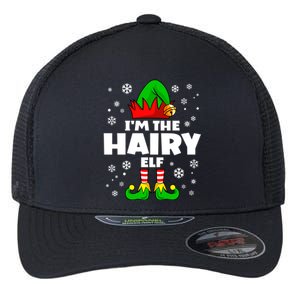 Funny Hairy Elf Family Matching Group Happy Christmas Cool Gift Flexfit Unipanel Trucker Cap