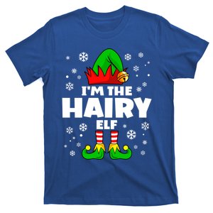 Funny Hairy Elf Family Matching Group Happy Christmas Cool Gift T-Shirt