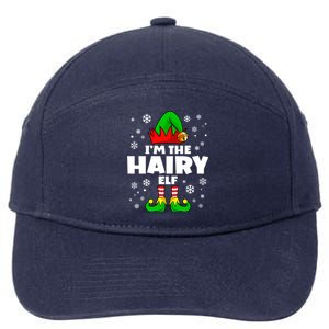 Funny Hairy Elf Family Matching Group Happy Christmas Cool Gift 7-Panel Snapback Hat