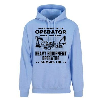 Funny Heavy Equipt Excavator Bulldozer Backhoe Operator Gift Unisex Surf Hoodie