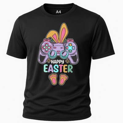 Funny Happy Easter Gamer Bunny Rabbit Controller Performance Shirt