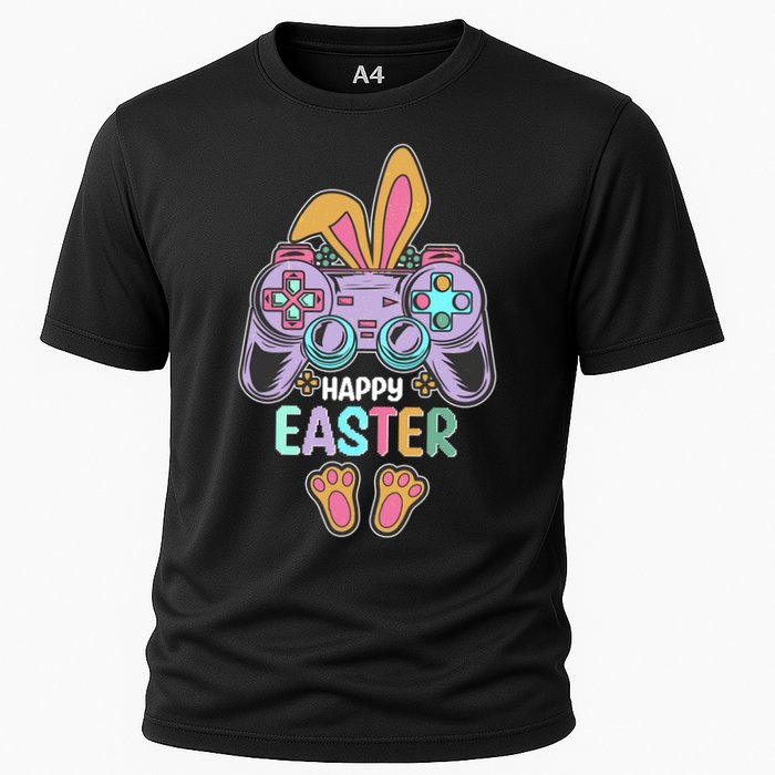 Funny Happy Easter Gamer Bunny Rabbit Controller Performance Shirt