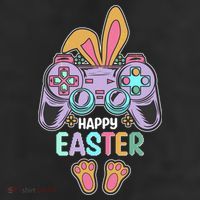 Funny Happy Easter Gamer Bunny Rabbit Controller Adult Drive Performance Visor