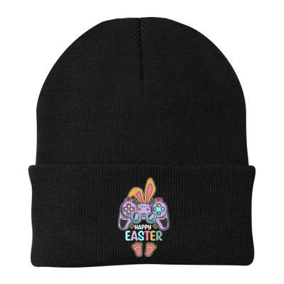 Funny Happy Easter Gamer Bunny Rabbit Controller Knit Cap Winter Beanie