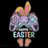 Funny Happy Easter Gamer Bunny Rabbit Controller Toddler Sweatshirt