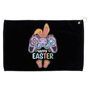 Funny Happy Easter Gamer Bunny Rabbit Controller Grommeted Golf Towel