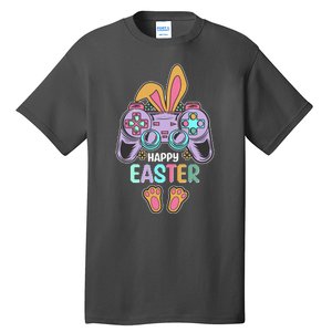 Funny Happy Easter Gamer Bunny Rabbit Controller Tall T-Shirt