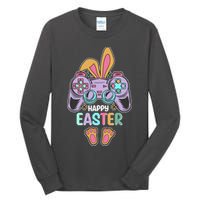 Funny Happy Easter Gamer Bunny Rabbit Controller Tall Long Sleeve T-Shirt