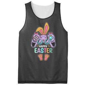 Funny Happy Easter Gamer Bunny Rabbit Controller Mesh Reversible Basketball Jersey Tank