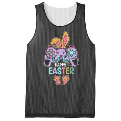 Funny Happy Easter Gamer Bunny Rabbit Controller Mesh Reversible Basketball Jersey Tank