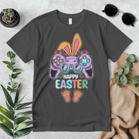 Funny Happy Easter Gamer Bunny Rabbit Controller Premium T-Shirt