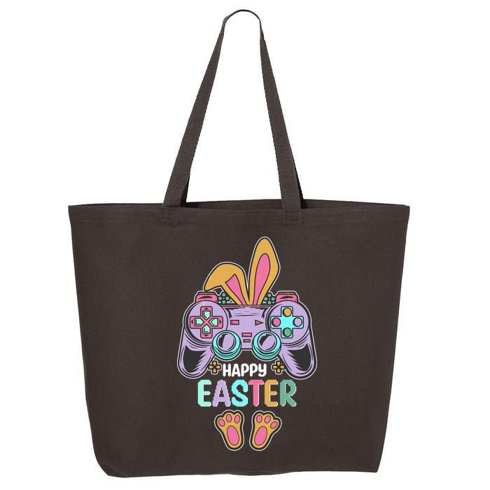 Funny Happy Easter Gamer Bunny Rabbit Controller 25L Jumbo Tote