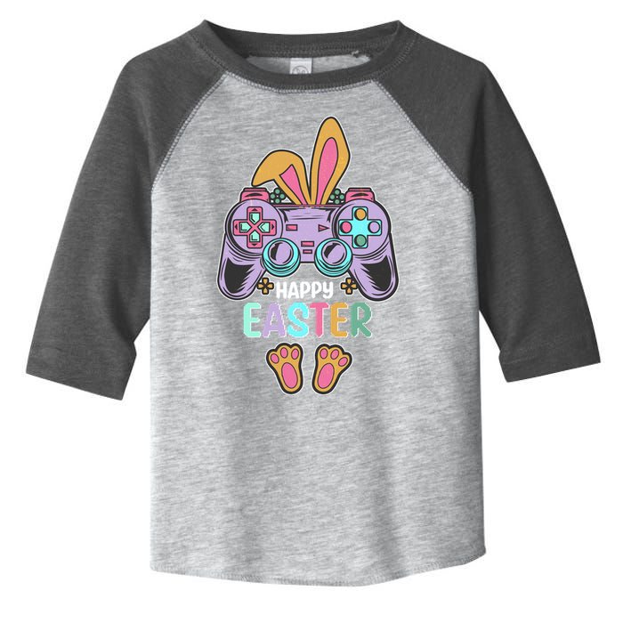Funny Happy Easter Gamer Bunny Rabbit Controller Toddler Fine Jersey T-Shirt