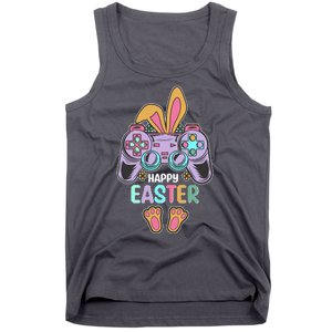 Funny Happy Easter Gamer Bunny Rabbit Controller Tank Top