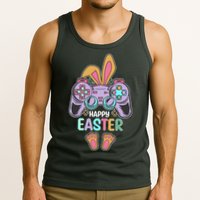 Funny Happy Easter Gamer Bunny Rabbit Controller Tank Top