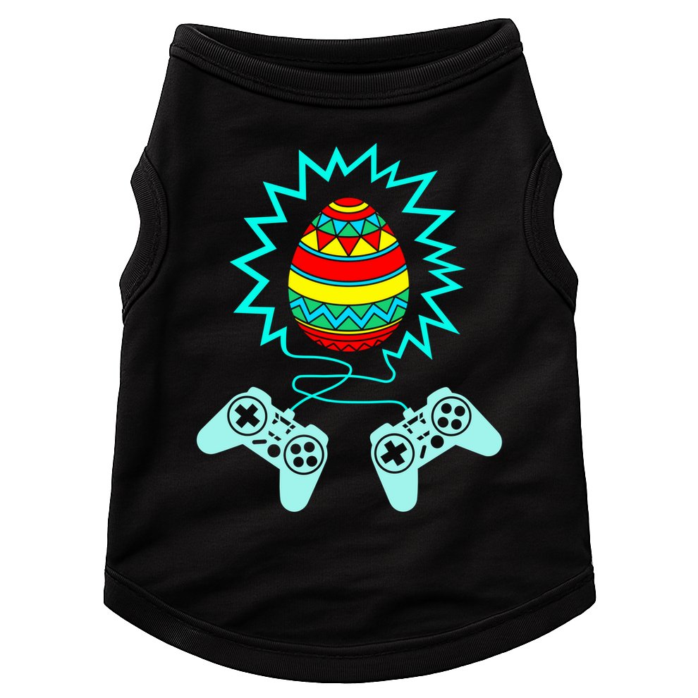 Funny Happy Easter Gamer Video Game Controller Egg Doggie Tank