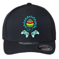Funny Happy Easter Gamer Video Game Controller Egg Flexfit Unipanel Trucker Cap