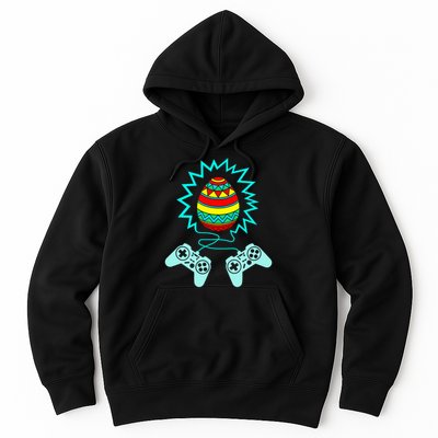 Funny Happy Easter Gamer Video Game Controller Egg Hoodie