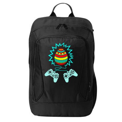 Funny Happy Easter Gamer Video Game Controller Egg City Backpack
