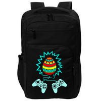 Funny Happy Easter Gamer Video Game Controller Egg Impact Tech Backpack