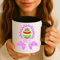 Funny Happy Easter Gamer Video Game Controller Egg Mug