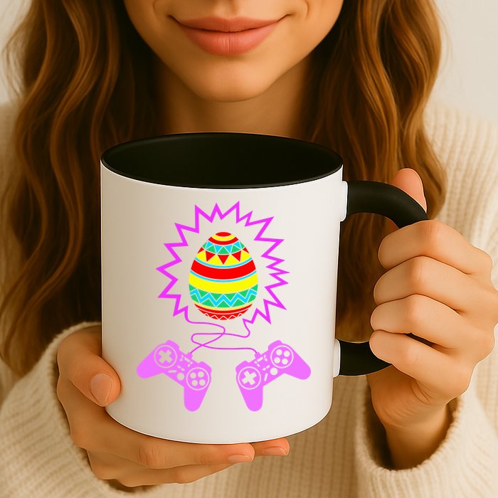 Funny Happy Easter Gamer Video Game Controller Egg Mug