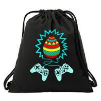 Funny Happy Easter Gamer Video Game Controller Egg Drawstring Bag
