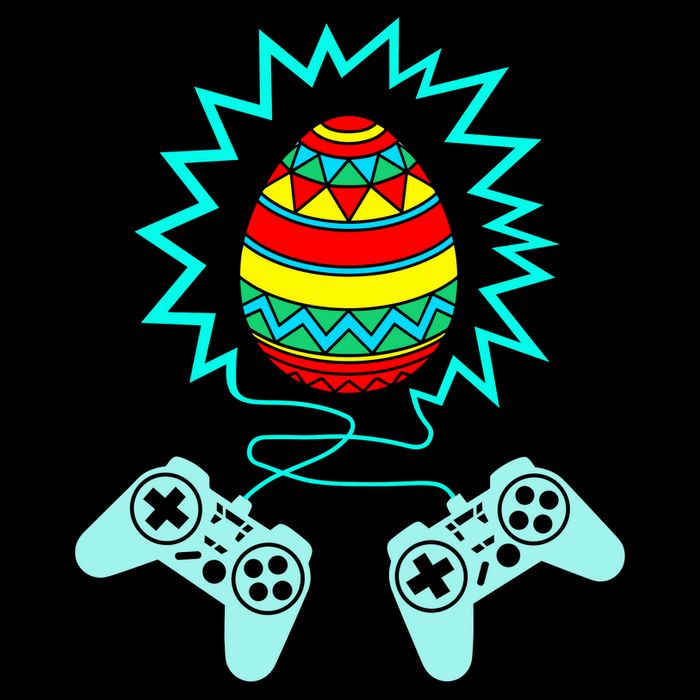 Funny Happy Easter Gamer Video Game Controller Egg Drawstring Bag