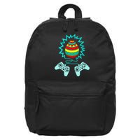 Funny Happy Easter Gamer Video Game Controller Egg 16 in Basic Backpack