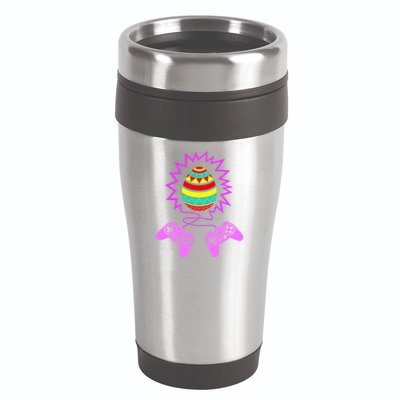 Funny Happy Easter Gamer Video Game Controller Egg 16oz Travel Tumbler
