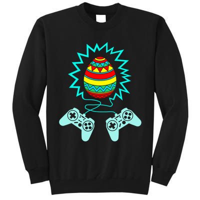 Funny Happy Easter Gamer Video Game Controller Egg Tall Sweatshirt