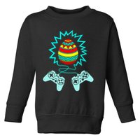 Funny Happy Easter Gamer Video Game Controller Egg Toddler Sweatshirt