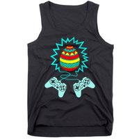 Funny Happy Easter Gamer Video Game Controller Egg Tank Top
