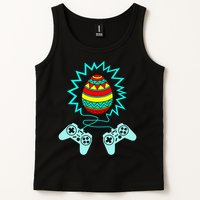 Funny Happy Easter Gamer Video Game Controller Egg Tank Top
