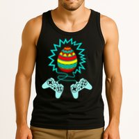 Funny Happy Easter Gamer Video Game Controller Egg Tank Top