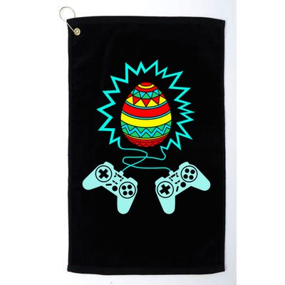 Funny Happy Easter Gamer Video Game Controller Egg Golf Towel