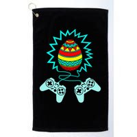 Funny Happy Easter Gamer Video Game Controller Egg Golf Towel