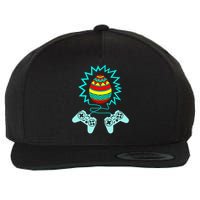 Funny Happy Easter Gamer Video Game Controller Egg Wool Snapback Cap