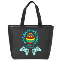 Funny Happy Easter Gamer Video Game Controller Egg Zip Tote Bag