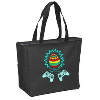 Funny Happy Easter Gamer Video Game Controller Egg Zip Tote Bag
