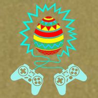 Funny Happy Easter Gamer Video Game Controller Egg Garment-Dyed Women's Muscle Tee