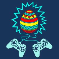 Funny Happy Easter Gamer Video Game Controller Egg Infant Baby Jersey Bodysuit