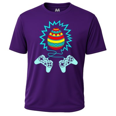 Funny Happy Easter Gamer Video Game Controller Egg Performance Shirt