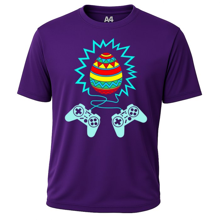 Funny Happy Easter Gamer Video Game Controller Egg Performance Shirt